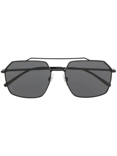 Shop Dolce & Gabbana Dg2250 Square-frame Sunglasses In Black