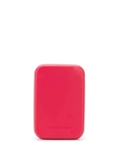 Shop Issey Miyake Structured Folded Wallet In Red