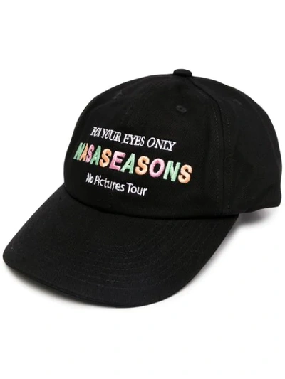Shop Nasaseasons No Pictures Tour Cap In Black