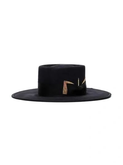 Shop Nick Fouquet Tournesel Hat In Black