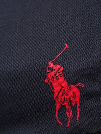 Shop Polo Ralph Lauren Usa Logo Baseball Cap In Blue
