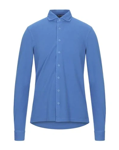 Shop Gran Sasso Shirts In Blue