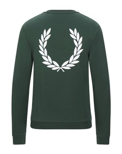 Shop Fred Perry Sweatshirt In Green