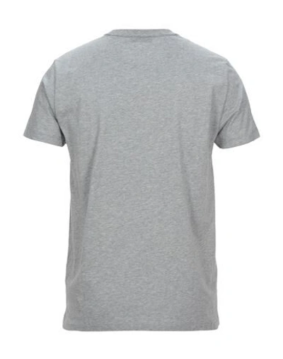 Shop Etro Man T-shirt Grey Size S Cotton