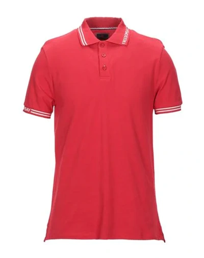 Shop Freedomday Man Polo Shirt Red Size S Polyester, Cotton