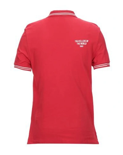 Shop Freedomday Man Polo Shirt Red Size S Polyester, Cotton