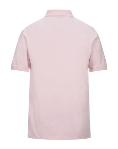 Shop Hugo Boss Polo Shirts In Pink