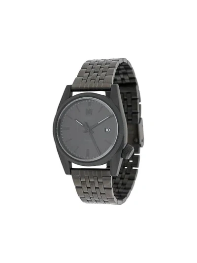 Shop March La.b Seventy-s Chain Link Watch In Black