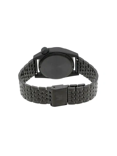 Shop March La.b Seventy-s Chain Link Watch In Black