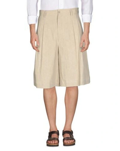 Shop Maison Margiela Shorts & Bermuda Shorts In Beige