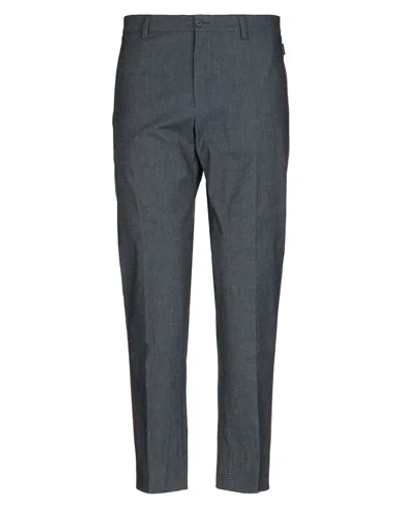 Shop Dolce & Gabbana Casual Pants In Dark Blue