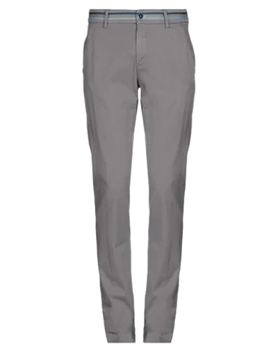 Shop Mason's Man Pants Lead Size 32 Cotton, Elastane In Grey