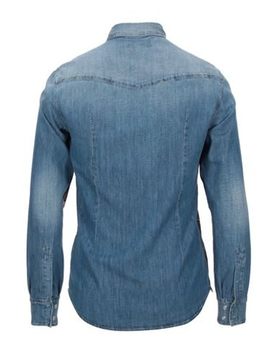 Shop Dolce & Gabbana Denim Shirts In Blue