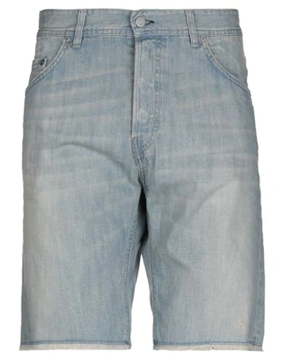 Shop Mauro Grifoni Denim Shorts In Blue