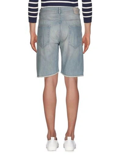 Shop Mauro Grifoni Denim Shorts In Blue