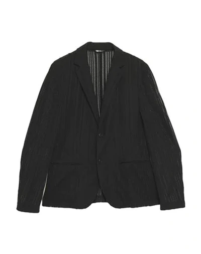 DANIELE ALESSANDRINI DANIELE ALESSANDRINI MAN BLAZER BLACK SIZE 44 POLYESTER 49610830LF 4