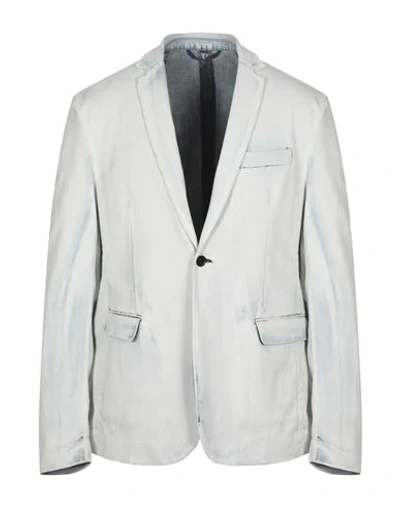 Shop Dondup Suit Jackets In Ivory
