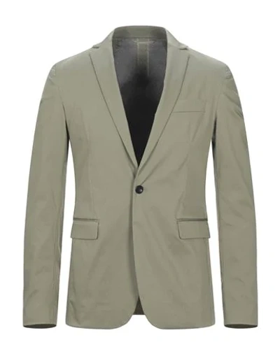 Shop Dondup Suit Jackets In Military Green