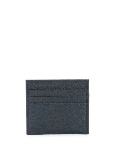 Shop Dolce & Gabbana Leather Cardholder In Blue