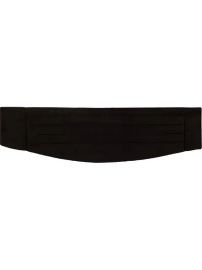 Shop Gucci Hook-fastening Cummerbund In Black
