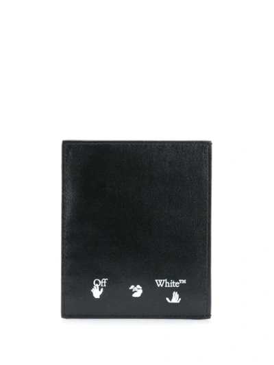 Shop Off-white Logo Cardholder In Black