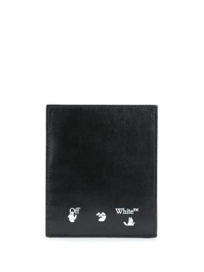          OW LOGO CARDHOLDER BLACK WHITE         