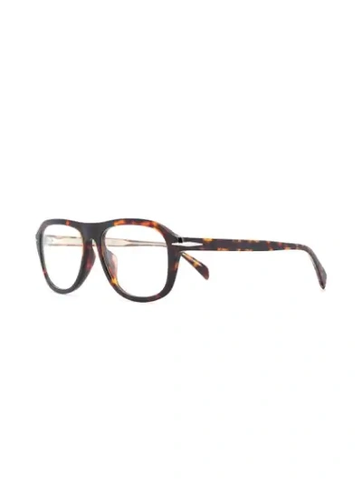 Shop David Beckham Eyewear Db 7006/g/cs Clip-on Sunglasses In Brown