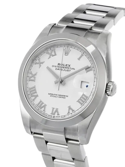Shop Rolex 2020 Unworn Oyster Perpetual Datejust 41mm In White