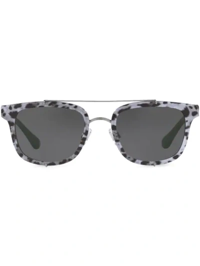 Shop Dolce & Gabbana Square-frame Sunglasses In Grey