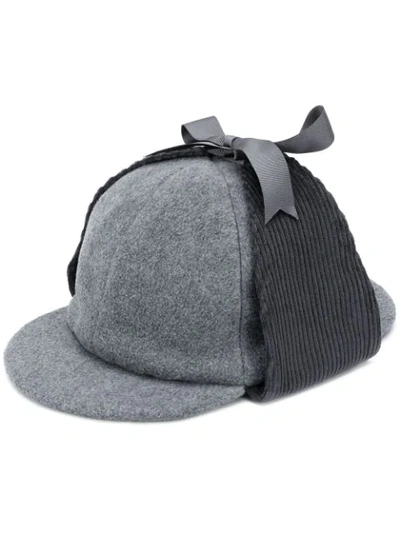 Shop Anglozine Don Deerstalker Hat In Grey