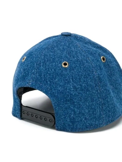 Shop Ami Alexandre Mattiussi Ami De Coeur Cap In Blue