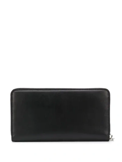 Shop Givenchy Logo Wallet In Black