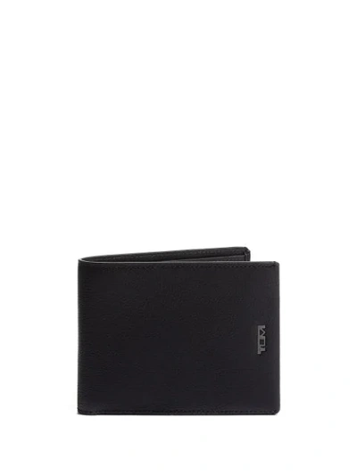 Shop Tumi Global Double Billfold Wallet In Black