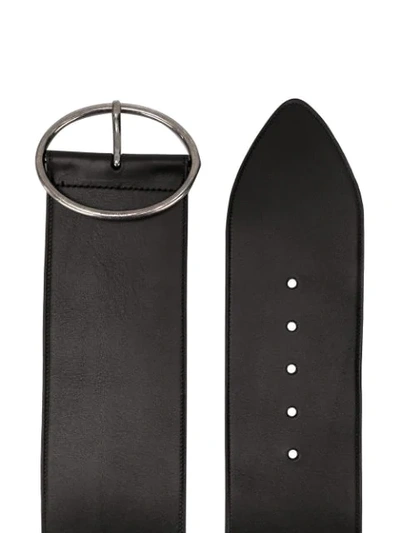 OVAL BUCKLE ADJUSTABLE BELT