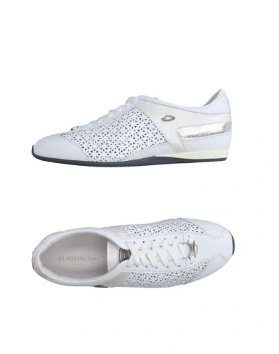 Shop Alberto Guardiani Sneakers In White