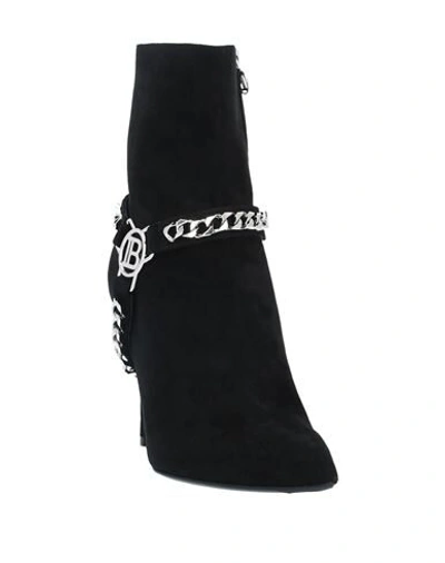 Shop Balmain Ankle Boots In Black