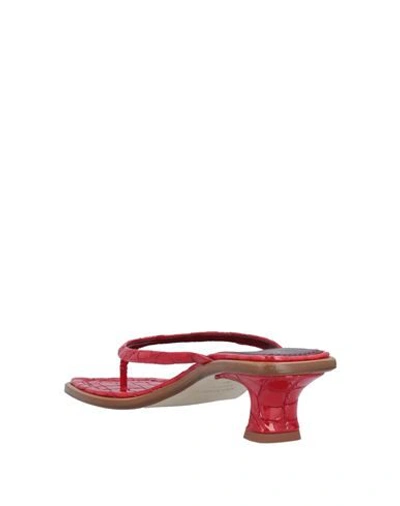 Shop Sies Marjan Woman Thong Sandal Red Size 6.5 Soft Leather