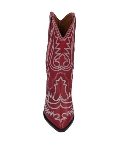 Shop Isabel Marant Boots In Maroon