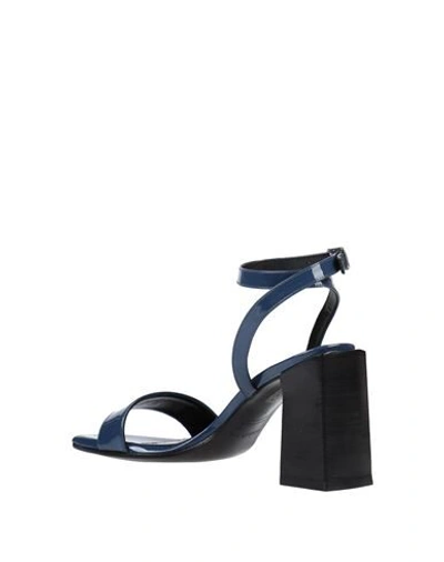 Shop Ottod'ame Sandals In Slate Blue