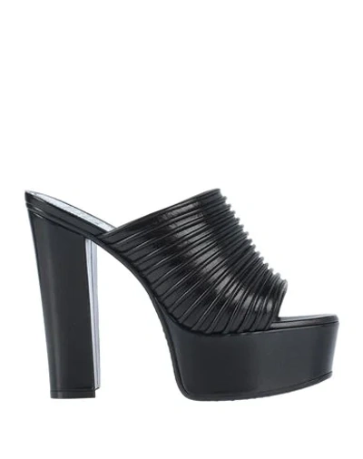 Shop Givenchy Woman Sandals Black Size 7.5 Soft Leather