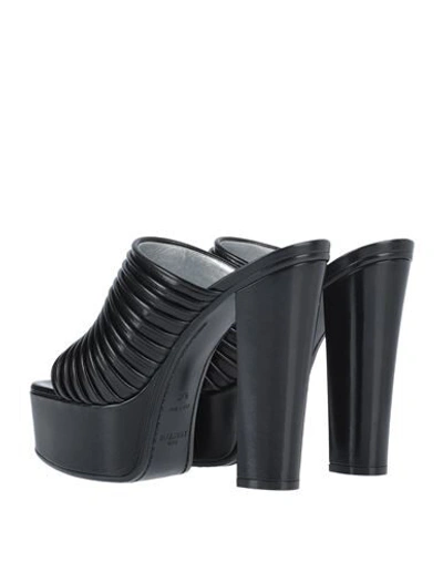 Shop Givenchy Woman Sandals Black Size 7.5 Soft Leather