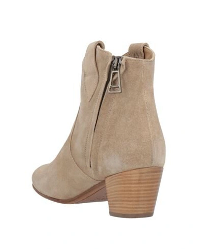 Shop Belstaff Woman Ankle Boots Sand Size 5 Soft Leather