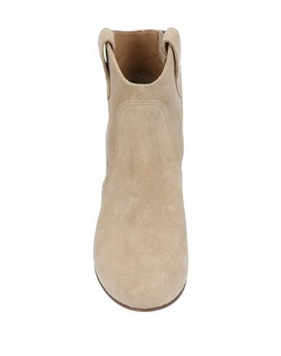 Shop Belstaff Woman Ankle Boots Sand Size 5 Soft Leather