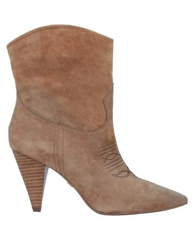 Shop Lola Cruz Ankle Boots In Camel