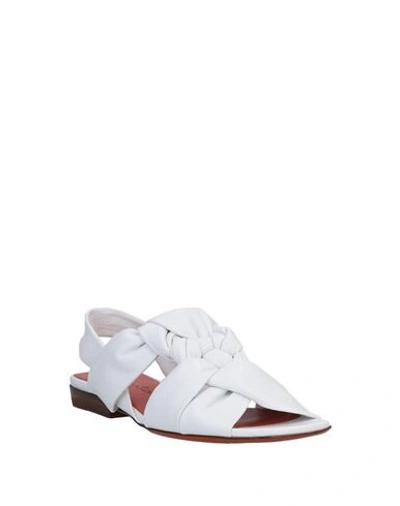 Santoni Sandals In White