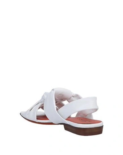 Santoni Sandals In White