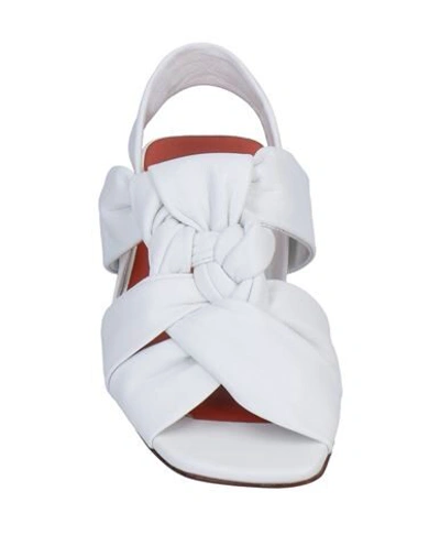 Santoni Sandals In White
