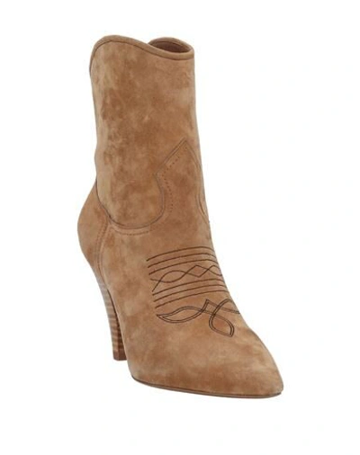 Shop Lola Cruz Ankle Boots In Sand