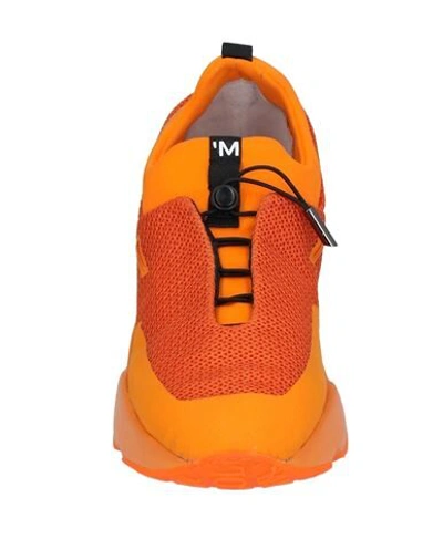 Shop Ruco Line Rucoline Woman Sneakers Orange Size 8 Textile Fibers