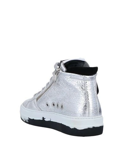Shop Cesare Paciotti 4us Sneakers In Silver